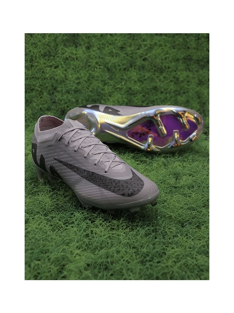 Nike Air Zoom Mercurial Vapor 15 Elite FG Rising Gem - Atmosphere Grey/Black