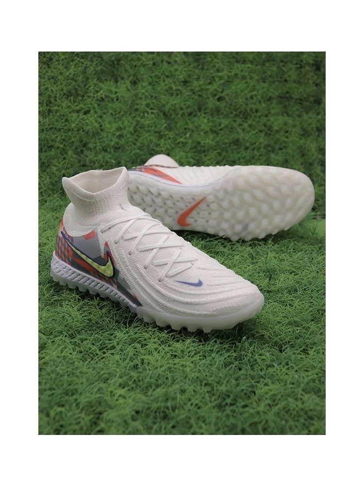 Nike Phantom Luna II Elite TF Barna - White/Lite Zitron