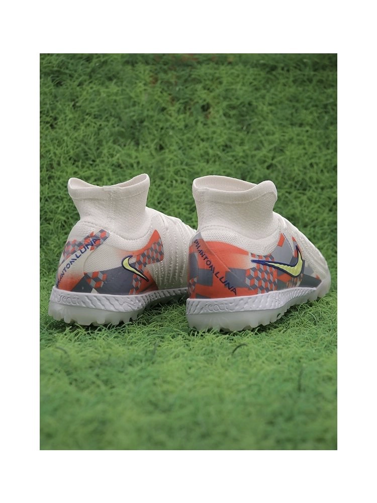 Nike Phantom Luna II Elite TF Barna - White/Lite Zitron