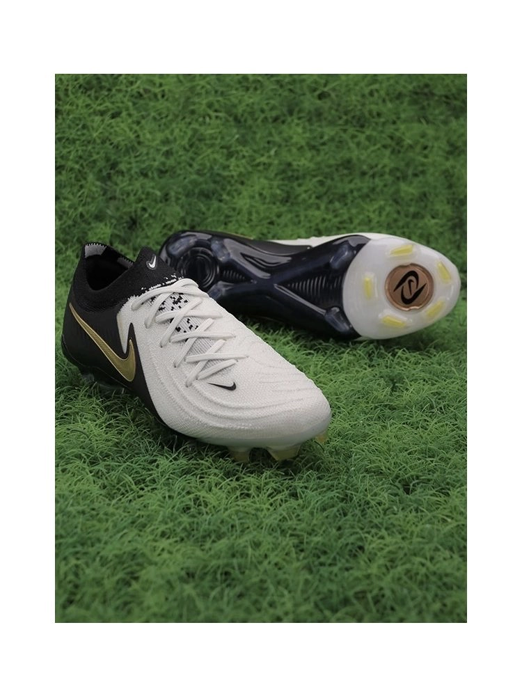Nike Phantom GX II Elite FG - White/Black/Gold