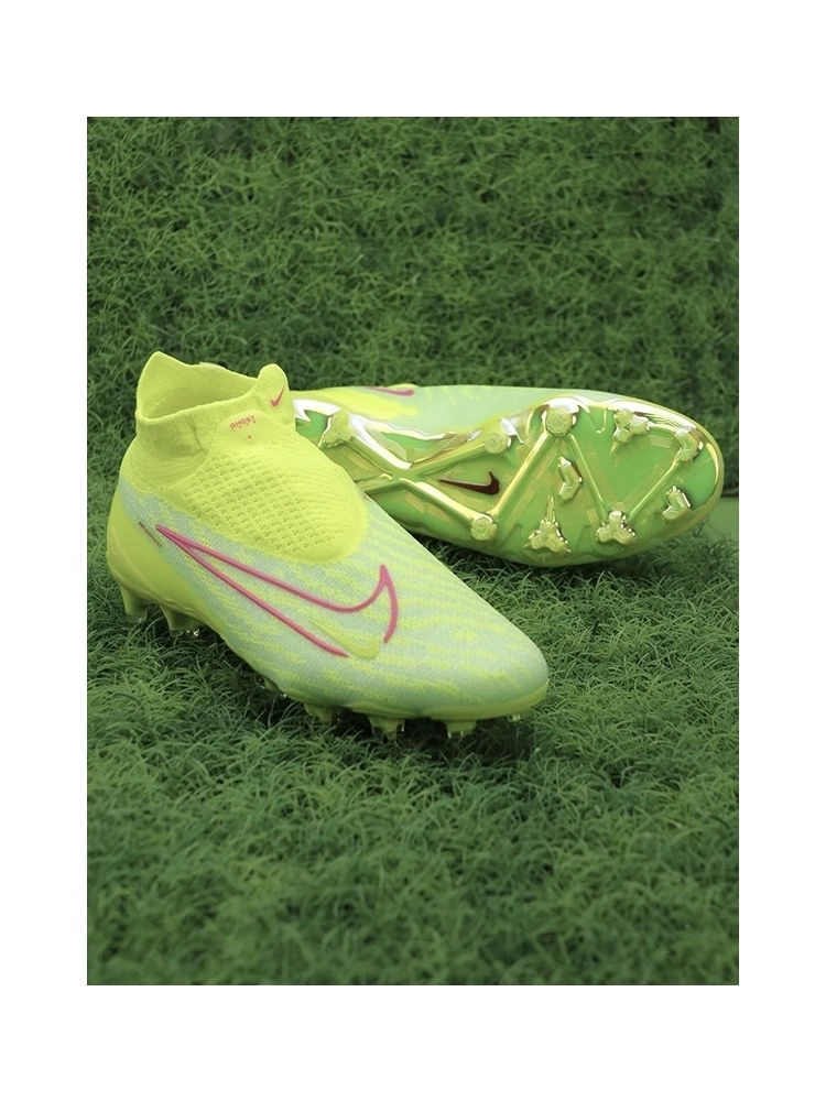 Nike Phantom GX Elite DF FG - Volt/Pink