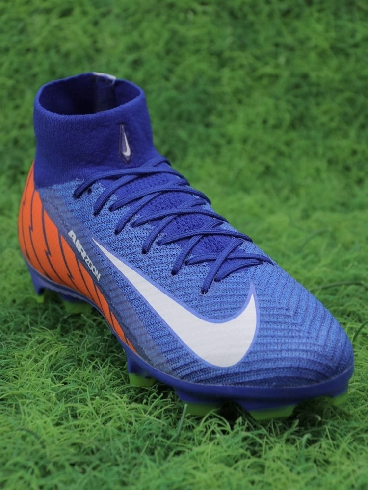 Nike Air Zoom Mercurial Superfly 10 Elite FG - Blue/White/Orange