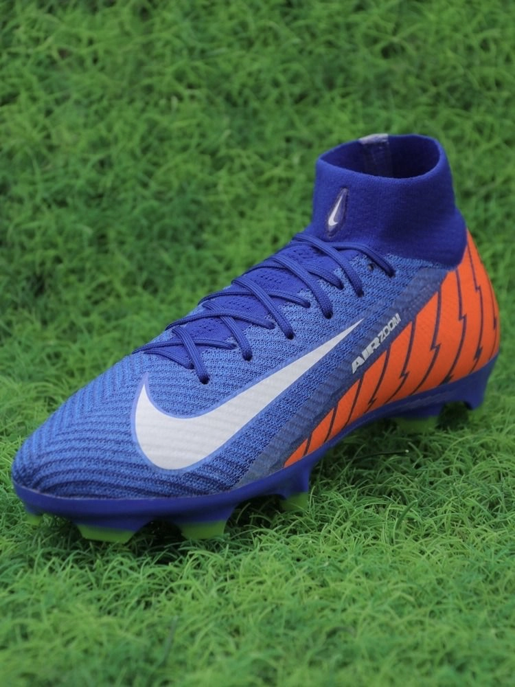 Nike Air Zoom Mercurial Superfly 10 Elite FG - Blue/White/Orange