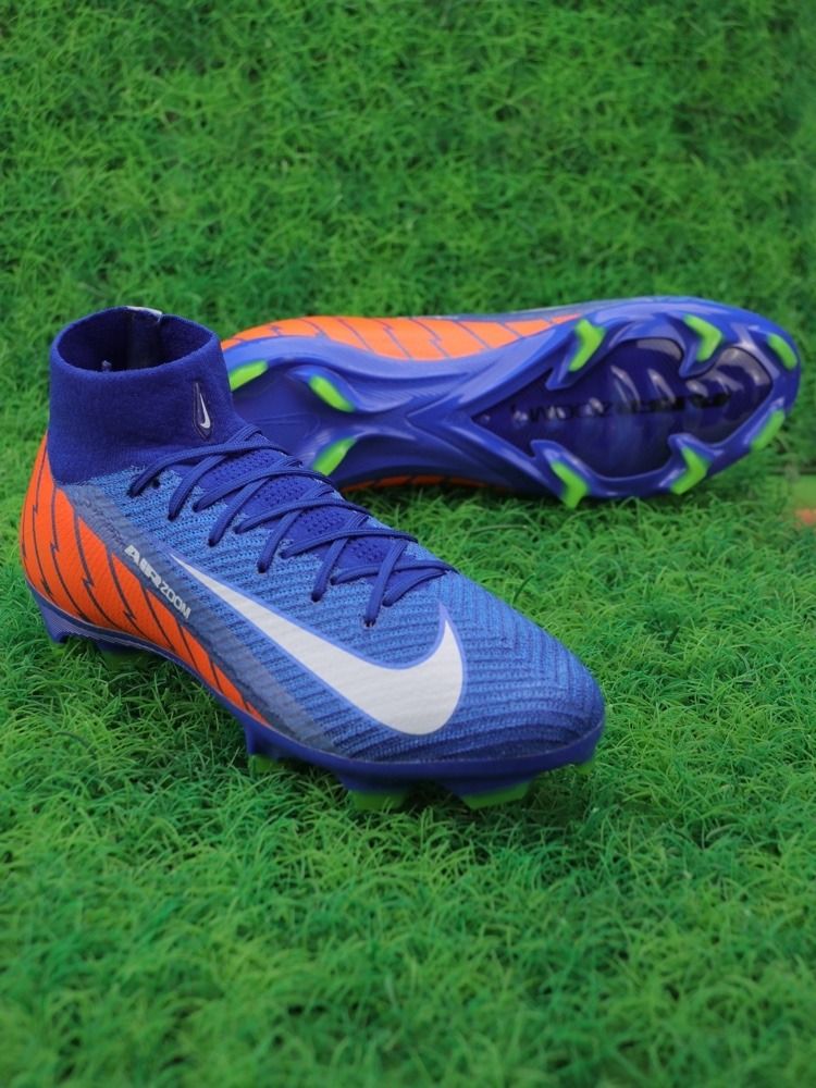 Nike Air Zoom Mercurial Superfly 10 Elite FG - Blue/White/Orange