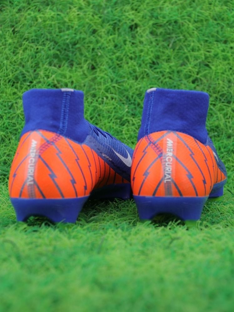 Nike Air Zoom Mercurial Superfly 10 Elite FG - Blue/White/Orange