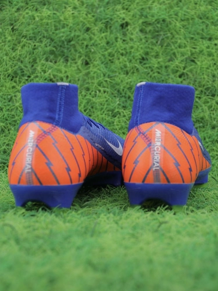 Nike Air Zoom Mercurial Superfly 10 Elite FG - Blue/White/Orange