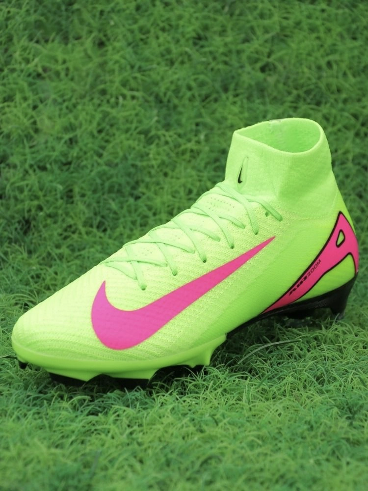 Nike Air Zoom Mercurial Superfly 10 Elite FG Green Pink