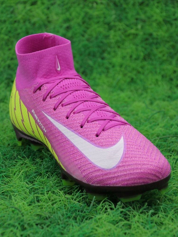Nike Air Zoom Mercurial Superfly 10 Elite FG Purple White Yellow