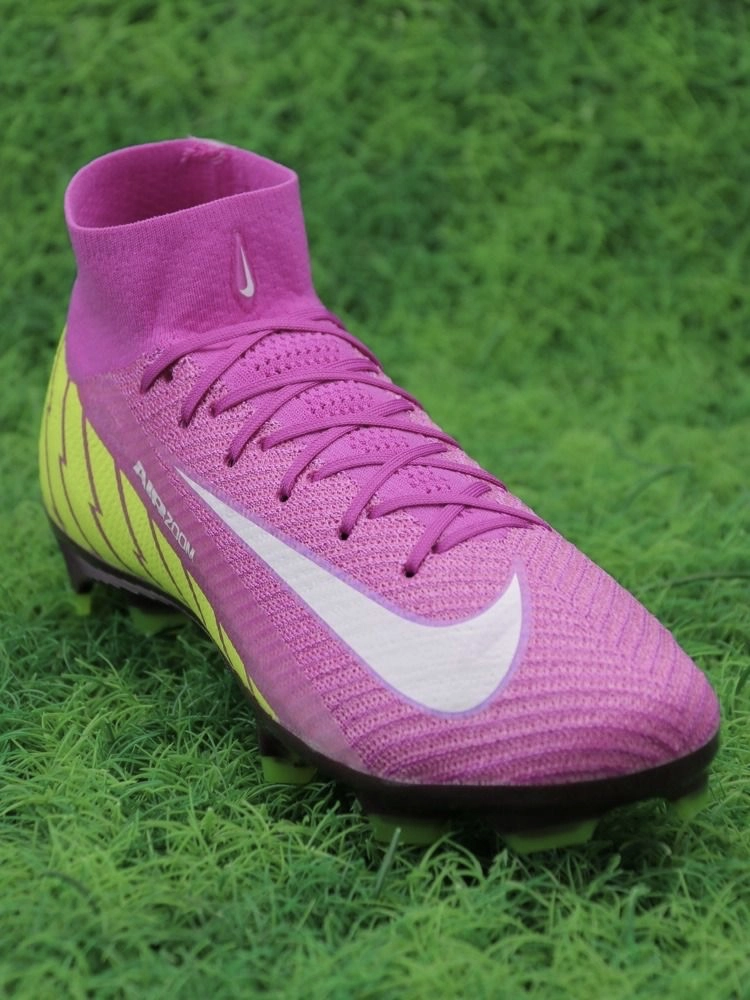 Nike Air Zoom Mercurial Superfly 10 Elite FG Purple White Yellow