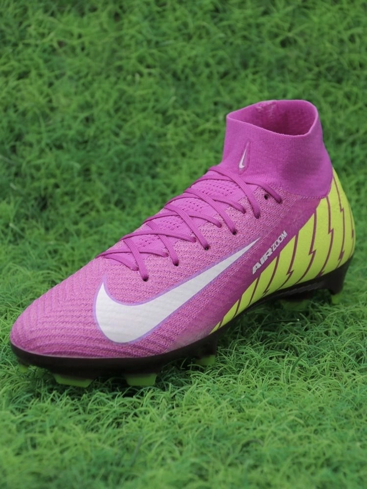 Nike Air Zoom Mercurial Superfly 10 Elite FG Purple White Yellow