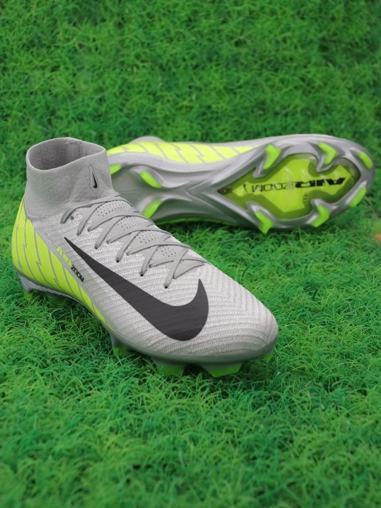 Nike Air Zoom Mercurial Superfly 10 Elite FG Silver Black Volt