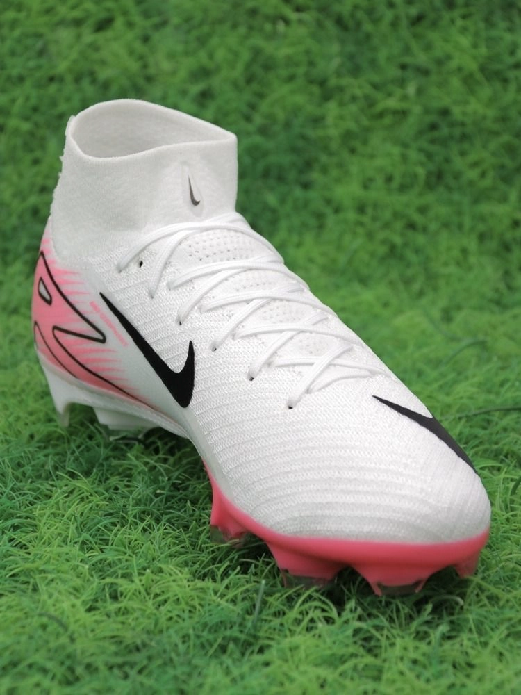 Nike Air Zoom Mercurial Superfly 10 Elite FG White Black Pink