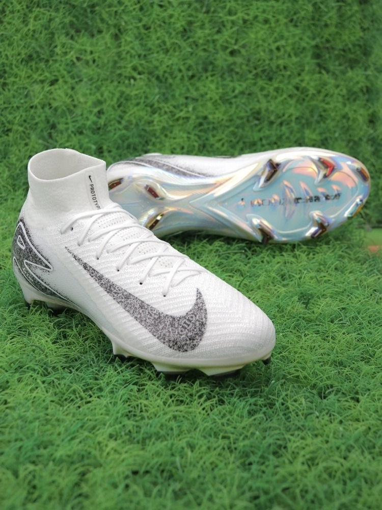 Nike Air Zoom Mercurial Superfly 10 Elite FG White Black