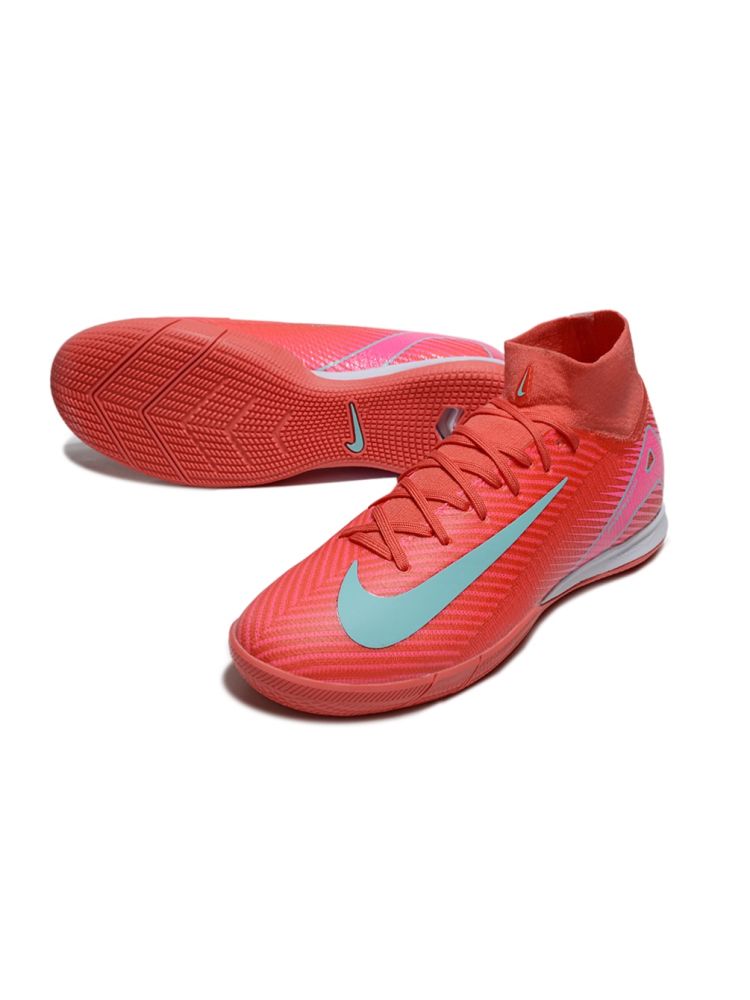 Nike Air Zoom Mercurial Superfly 10 Elite IC Ember Glow Aurora Green