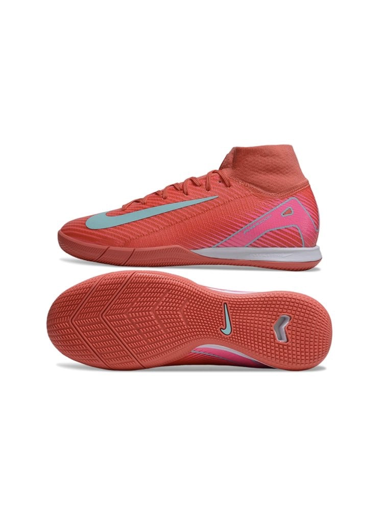 Nike Air Zoom Mercurial Superfly 10 Elite IC Ember Glow Aurora Green