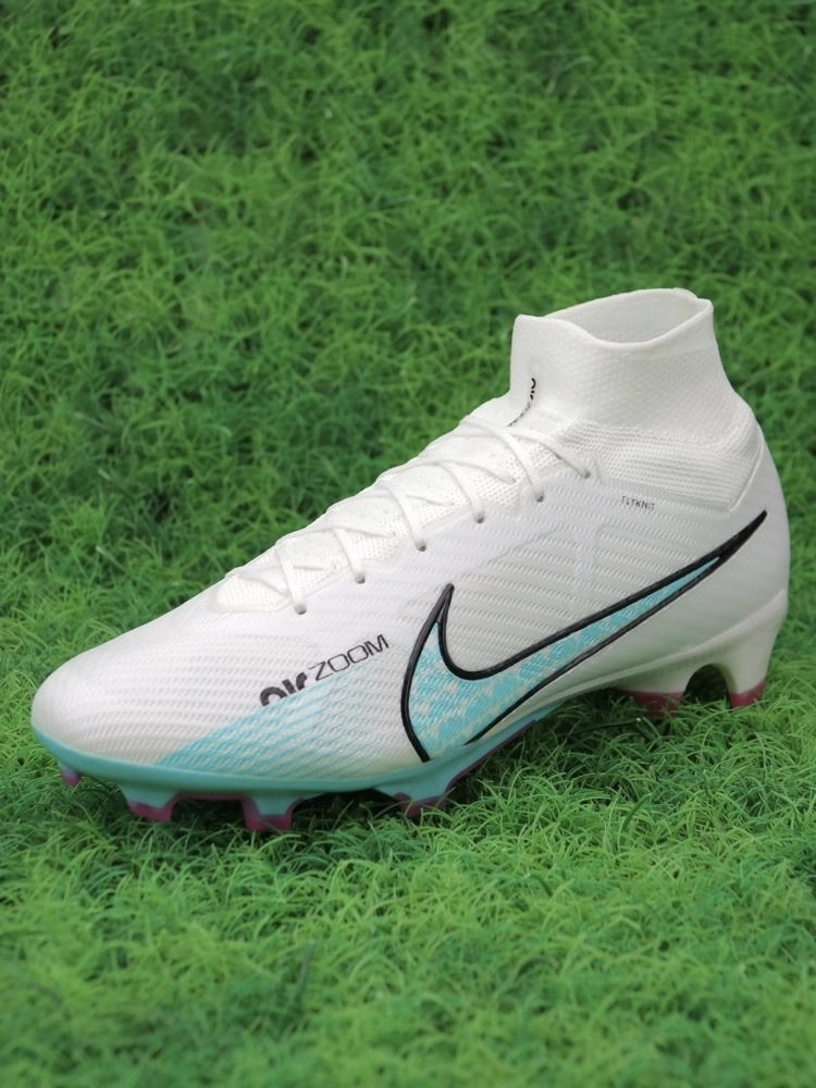 Nike Air Zoom Mercurial Superfly 9 Elite FG White Blue