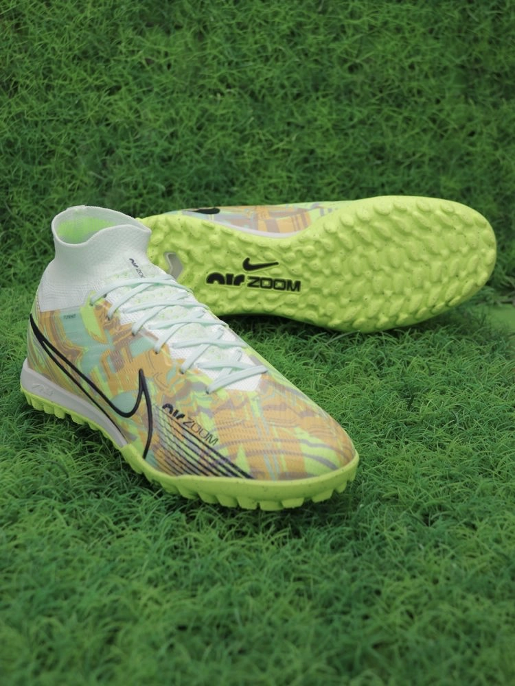 Nike Air Zoom Mercurial Superfly 9 Elite TF Bonded Pack - Barely Green/Blackened Blue/Total Orange