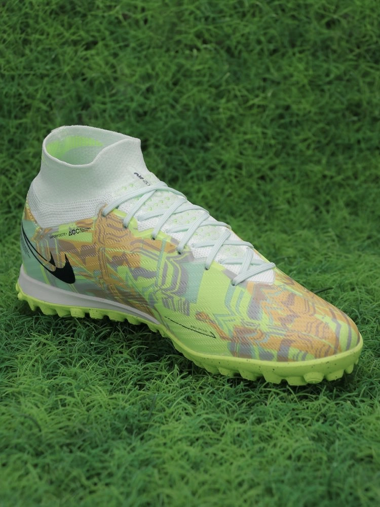 Nike Air Zoom Mercurial Superfly 9 Elite TF Bonded Pack - Barely Green/Blackened Blue/Total Orange