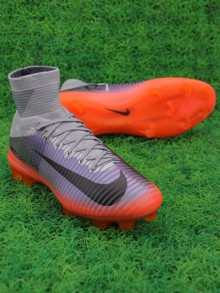 Nike Mercurial Superfly V CR7 Chapter 4 FG - Cool Grey/Orange