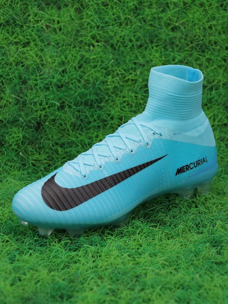 Nike Mercurial Superfly V FG - Sky Blue / Black
