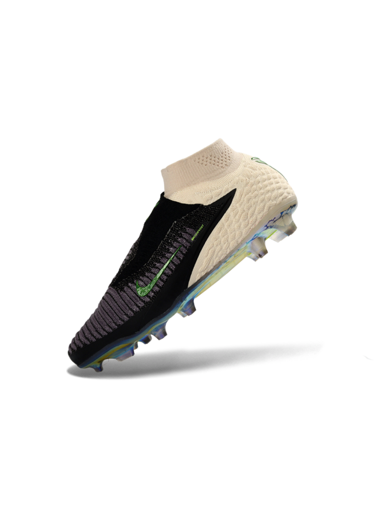 Nike Phantom 6 Elite High Cut FG Black Mamba - White/Black/Green