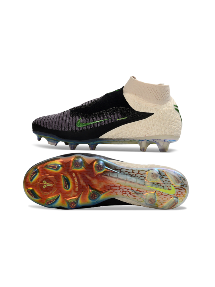 Nike Phantom 6 Elite High Cut FG Black Mamba - White/Black/Green