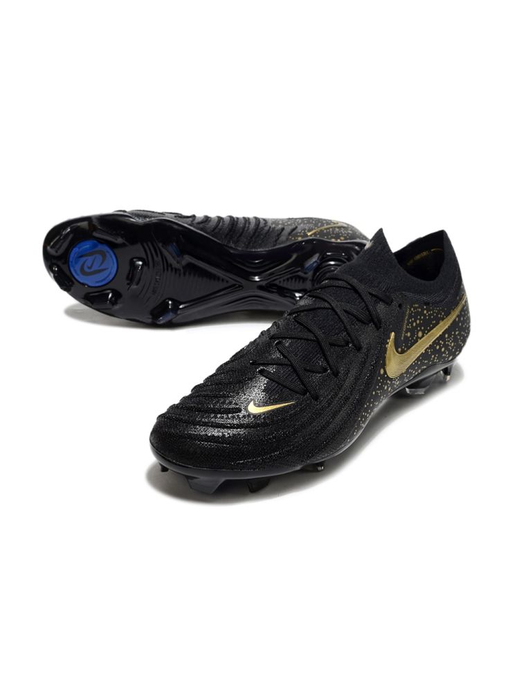 Nike Phantom GX II Elite FG Black Metallic Vivid Gold
