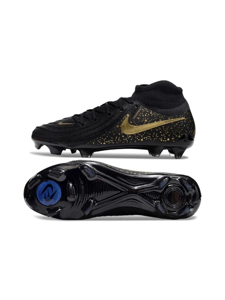 Nike Phantom Luna II Elite FG Black Metallic Vivid Gold