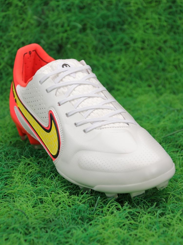 Nike Tiempo Legend 9 Elite FG Motivation - White/Volt/Bright Crimson