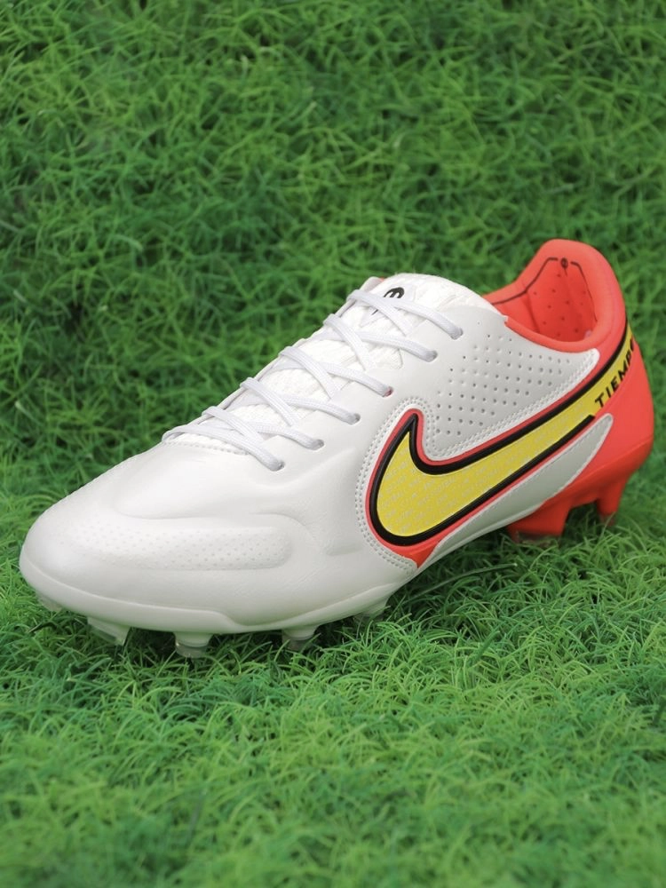 Nike Tiempo Legend 9 Elite FG Motivation - White/Volt/Bright Crimson