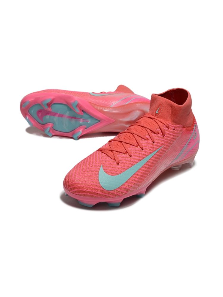 Nike Zoom Mercurial Superfly 10 Elite FG Ember Glow Aurora Green