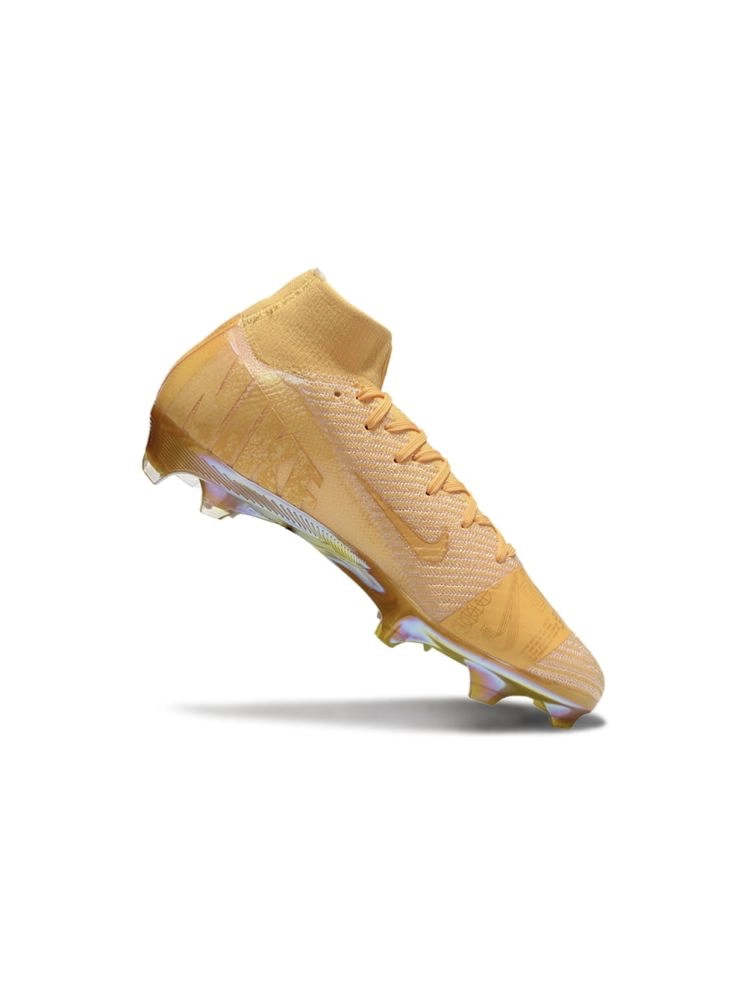 Nike Zoom Mercurial Superfly 10 Elite FG Gold Metallic