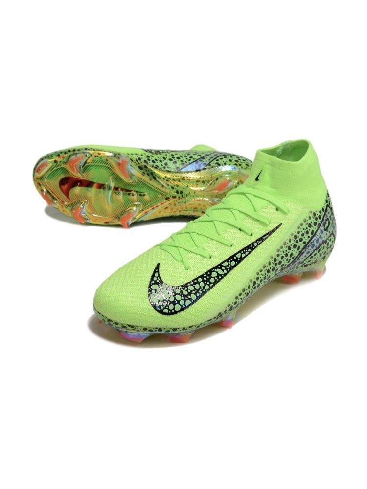 Nike Zoom Mercurial Superfly 10 Elite FG Green Black