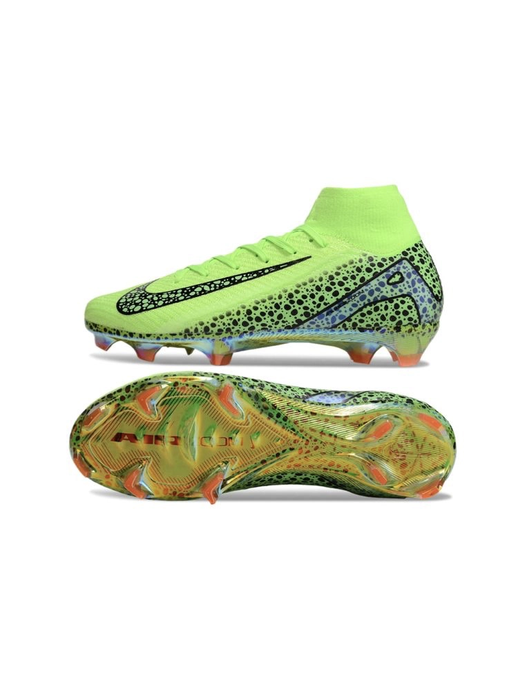 Nike Zoom Mercurial Superfly 10 Elite FG Green Black