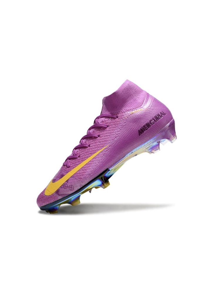 Nike Zoom Mercurial Superfly 10 Elite FG Purple Yellow