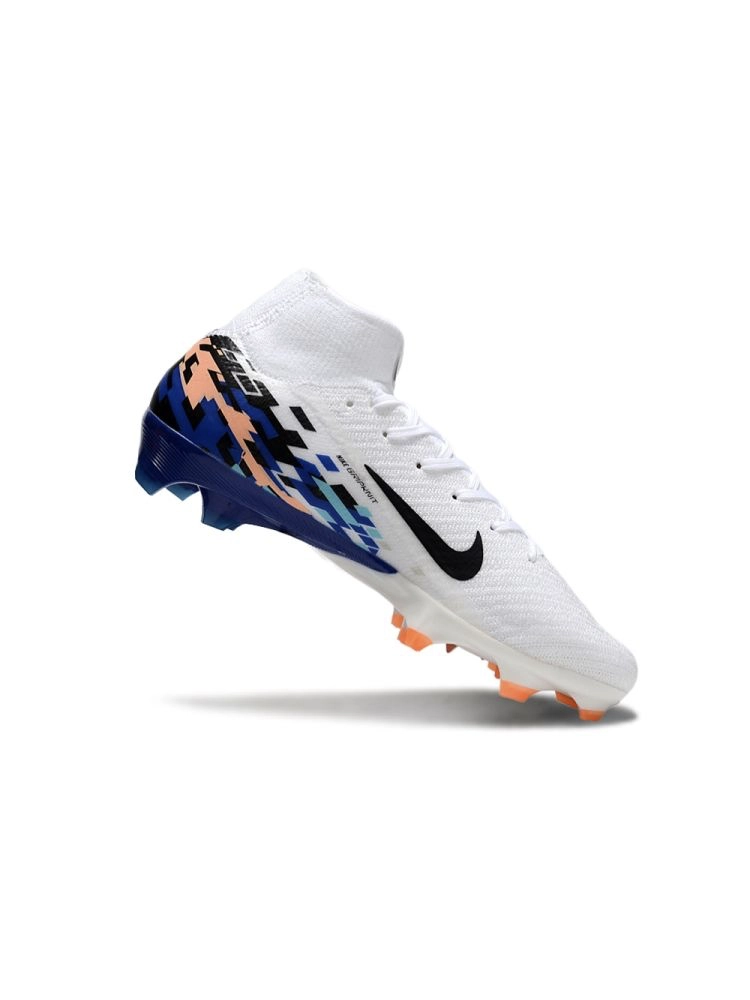 Nike Zoom Mercurial Superfly 10 Elite FG White Black Multicolor
