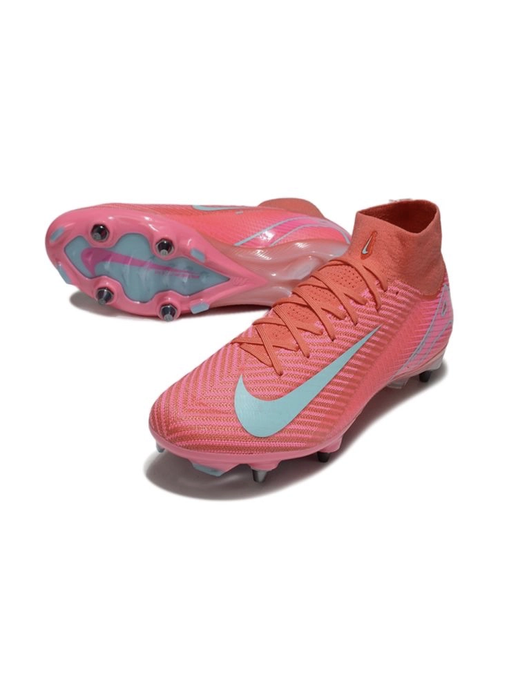 Nike Zoom Mercurial Superfly 10 Elite SG Pro Ember Glow Aurora Green
