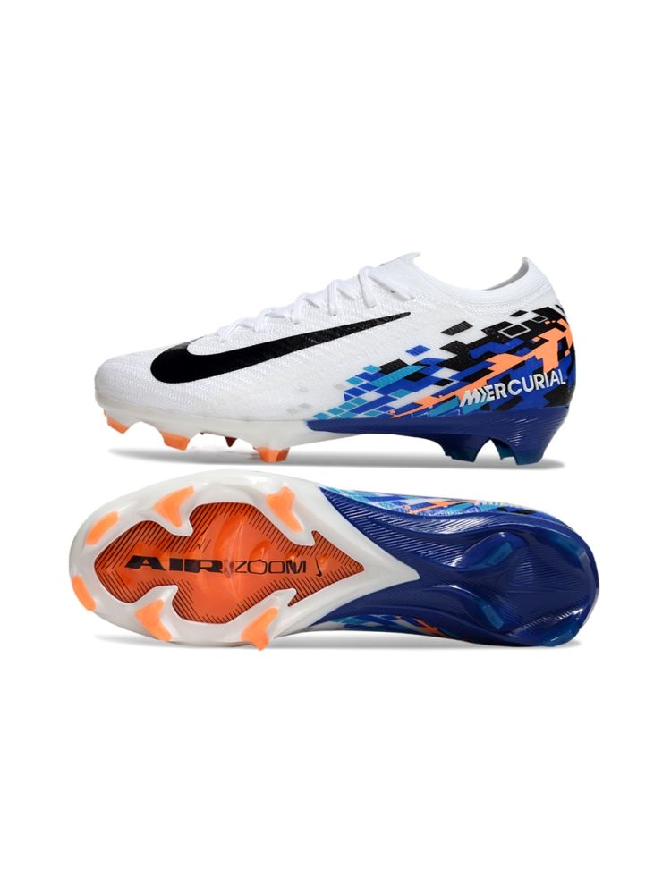 Nike Zoom Mercurial Vapor 16 Elite FG White Black Blue
