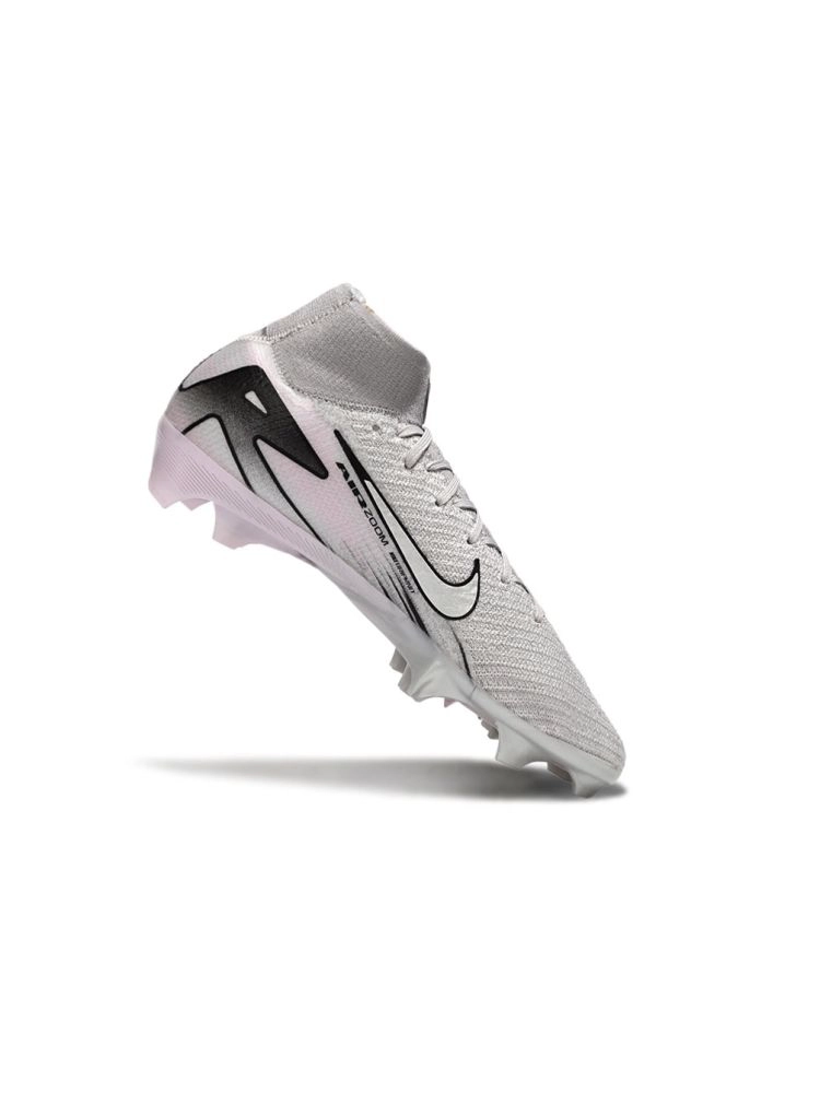 Nike Air Zoom Mercurial Superfly 10 Elite MDS FG Metallic Silver Black