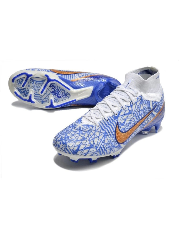 Nike Air Zoom Mercurial Superfly 9 Elite CR7 FG - White/Metallic Copper/Concord