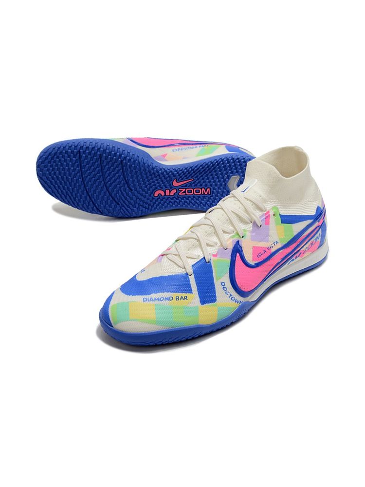 Nike Air Zoom Mercurial Superfly 9 Elite IC SoCal Pack - Sail/Racer Blue