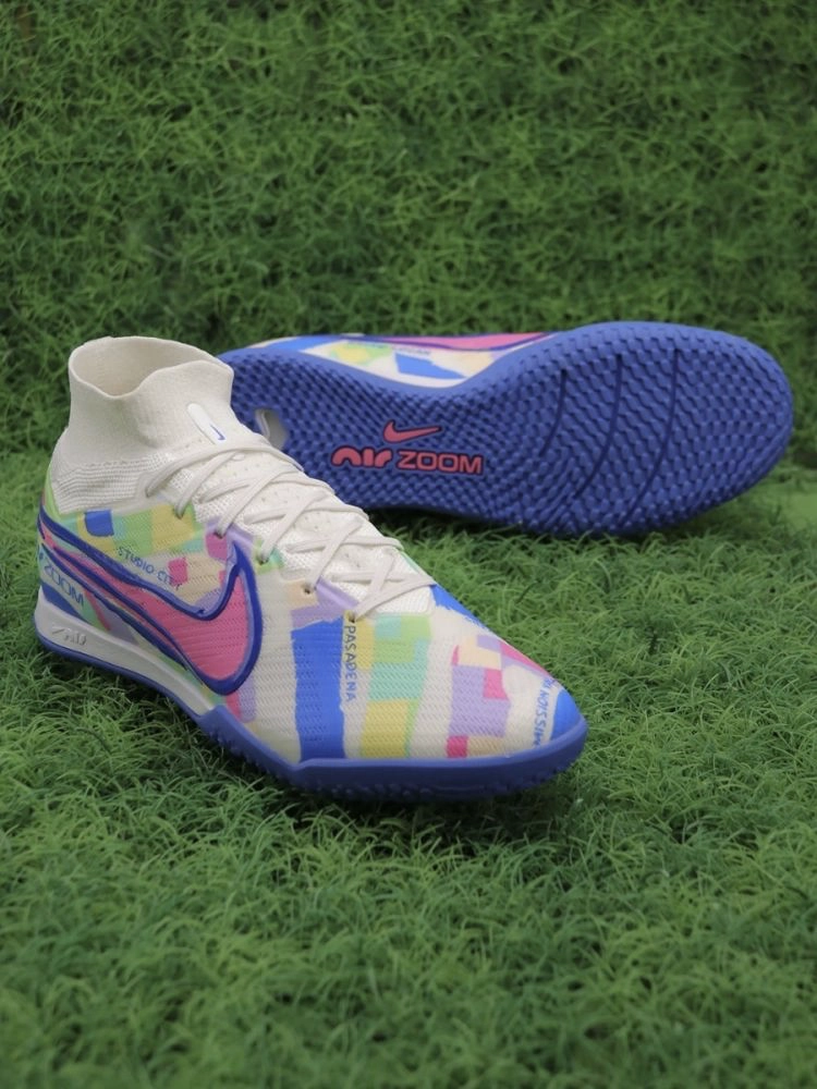 Nike Air Zoom Mercurial Superfly 9 Elite IC SoCal Pack - Sail/Racer Blue