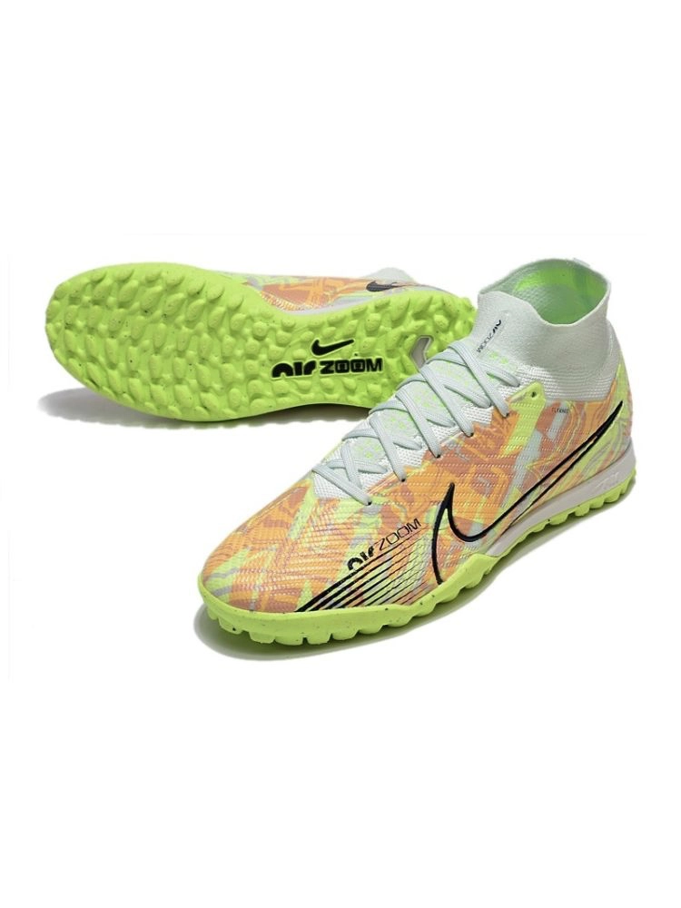 Nike Air Zoom Mercurial Superfly 9 Elite TF Bonded Pack - Barely Green/Blackened Blue/Total Orange