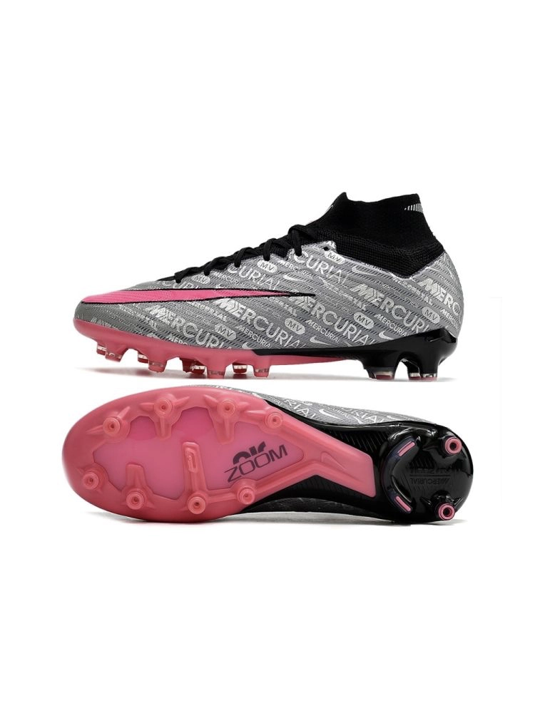 Nike Air Zoom Mercurial Superfly 9 Elite XXV AG-Pro 25th Anniversary - Metallic Silver/Hyper Pink/Black