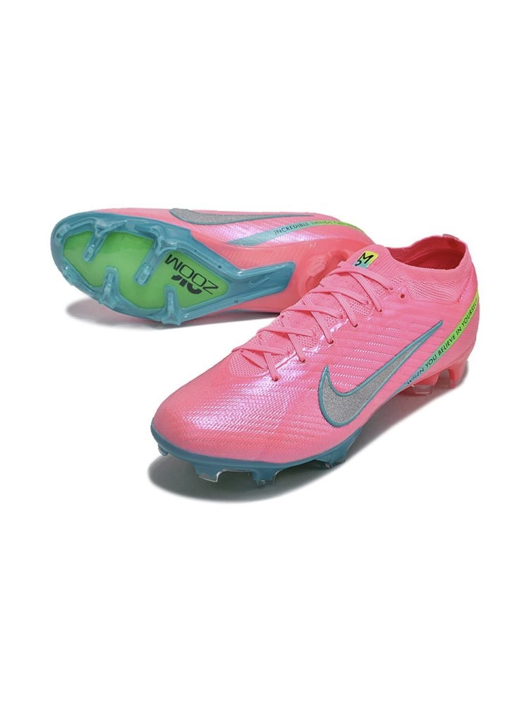 Nike Air Zoom Mercurial Vapor 15 Elite FG - Marcus Rashford - Pink/Blue/Green