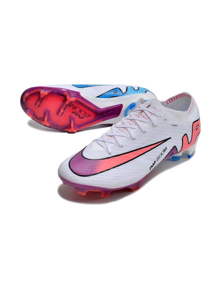 Nike Air Zoom Mercurial Vapor 15 Elite FG - White/Flash Crimson