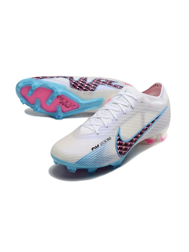 Nike Air Zoom Mercurial Vapor 15 Elite FG - Blast Pack - White/Baltic Blue