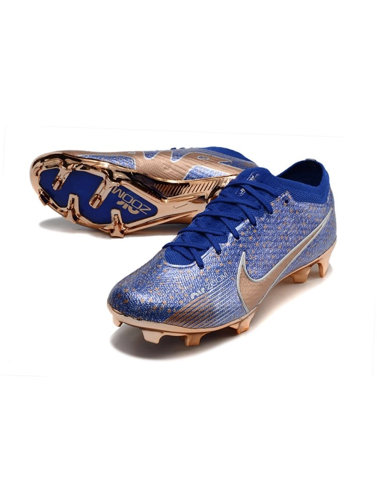Nike Air Zoom Mercurial Vapor 15 Elite FG - Blue/Metallic Gold