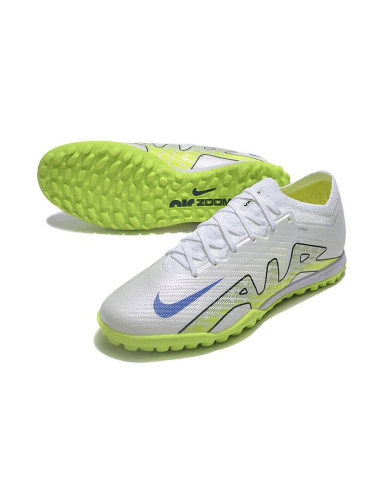 Nike Air Zoom Mercurial Vapor 15 Elite TF - White/Blue/Green