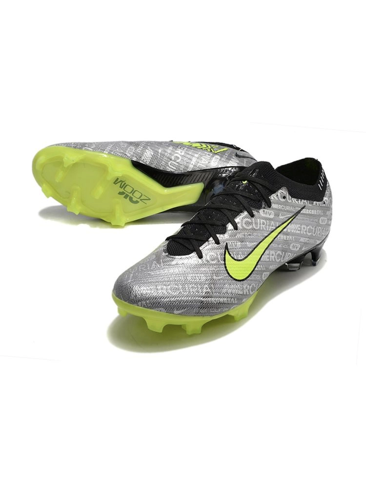 Nike Air Zoom Mercurial Vapor 15 Elite FG XXV - Metallic Silver/Volt/Black